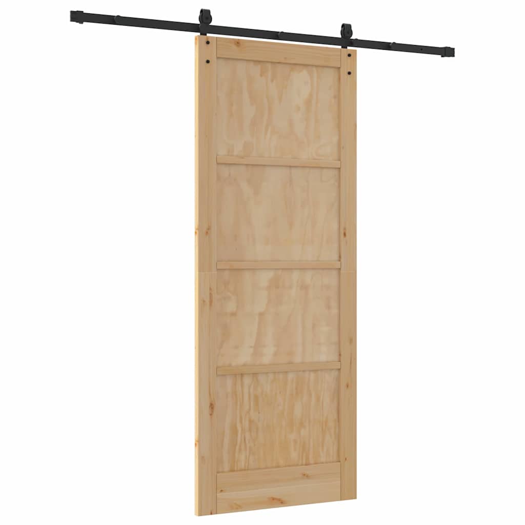 Sliding Door Other ORKDAL natural and black 32.7 x 83.1 in