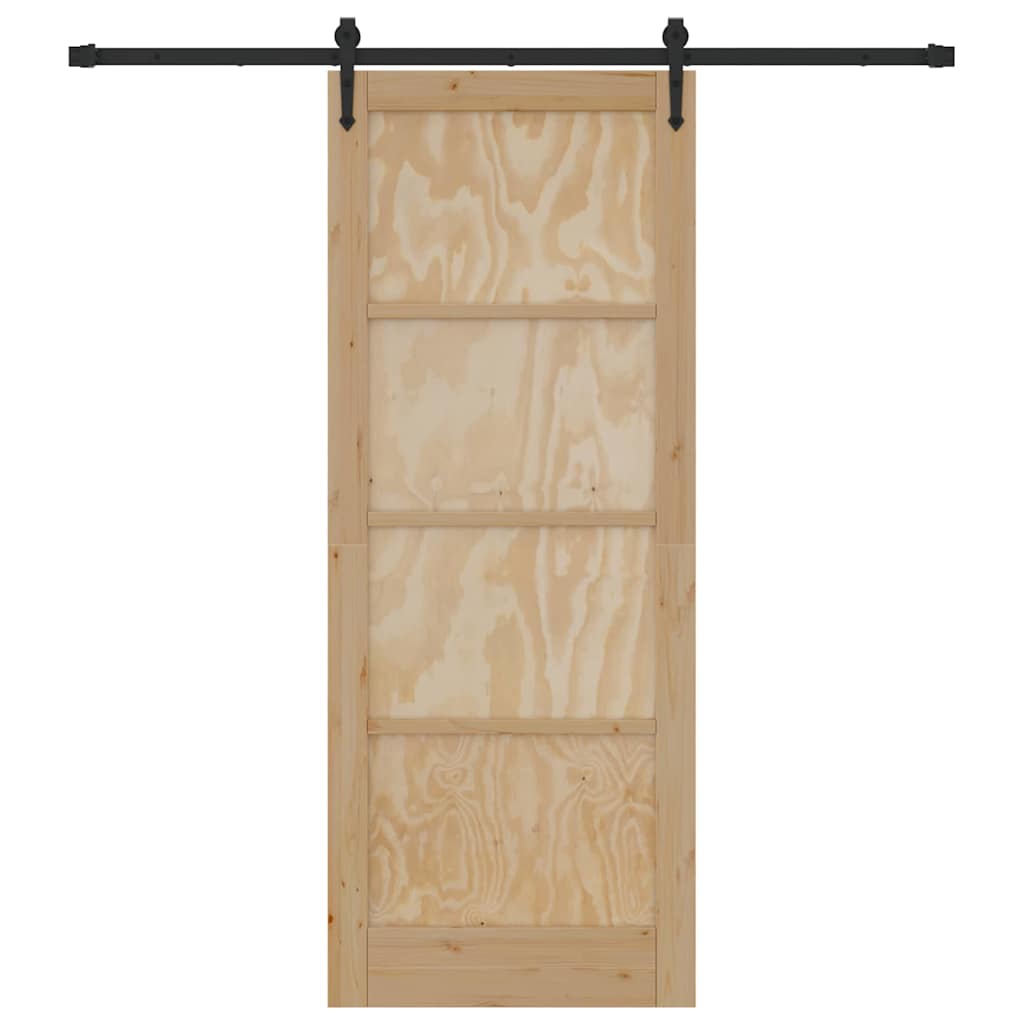 Sliding Door Other ORKDAL natural and black 32.7 x 83.1 in