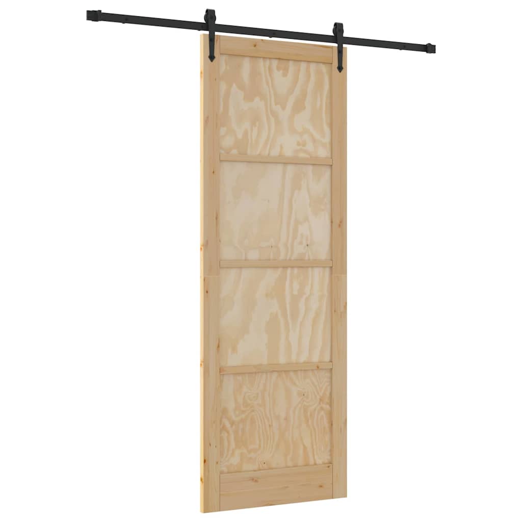 Sliding Door Other ORKDAL natural and black 32.7 x 91.4 in