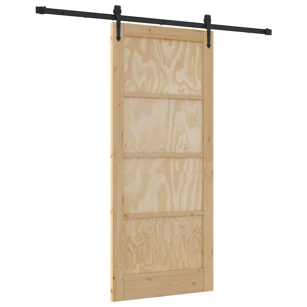 Sliding Door Other ORKDAL natural and black 33.9 x 78.1 in