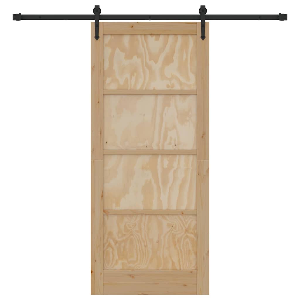 Sliding Door Other ORKDAL natural and black 33.9 x 78.1 in