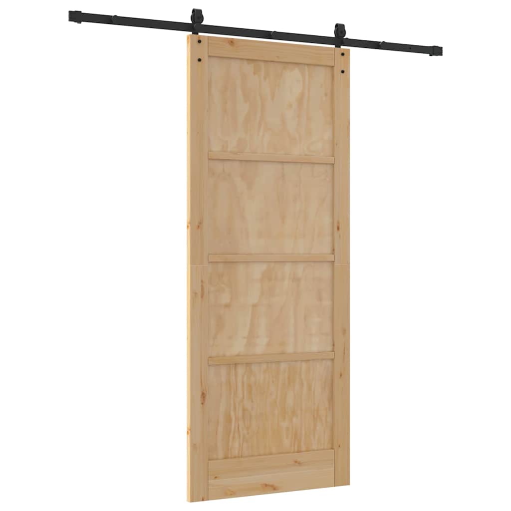 Sliding Door Other ORKDAL natural and black 33.9 x 83.1 in