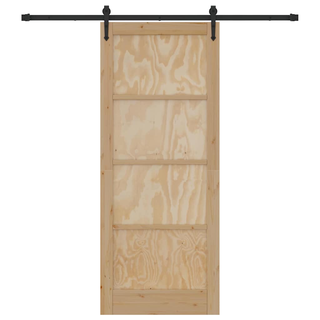 Sliding Door Other ORKDAL natural and black 33.9 x 83.1 in