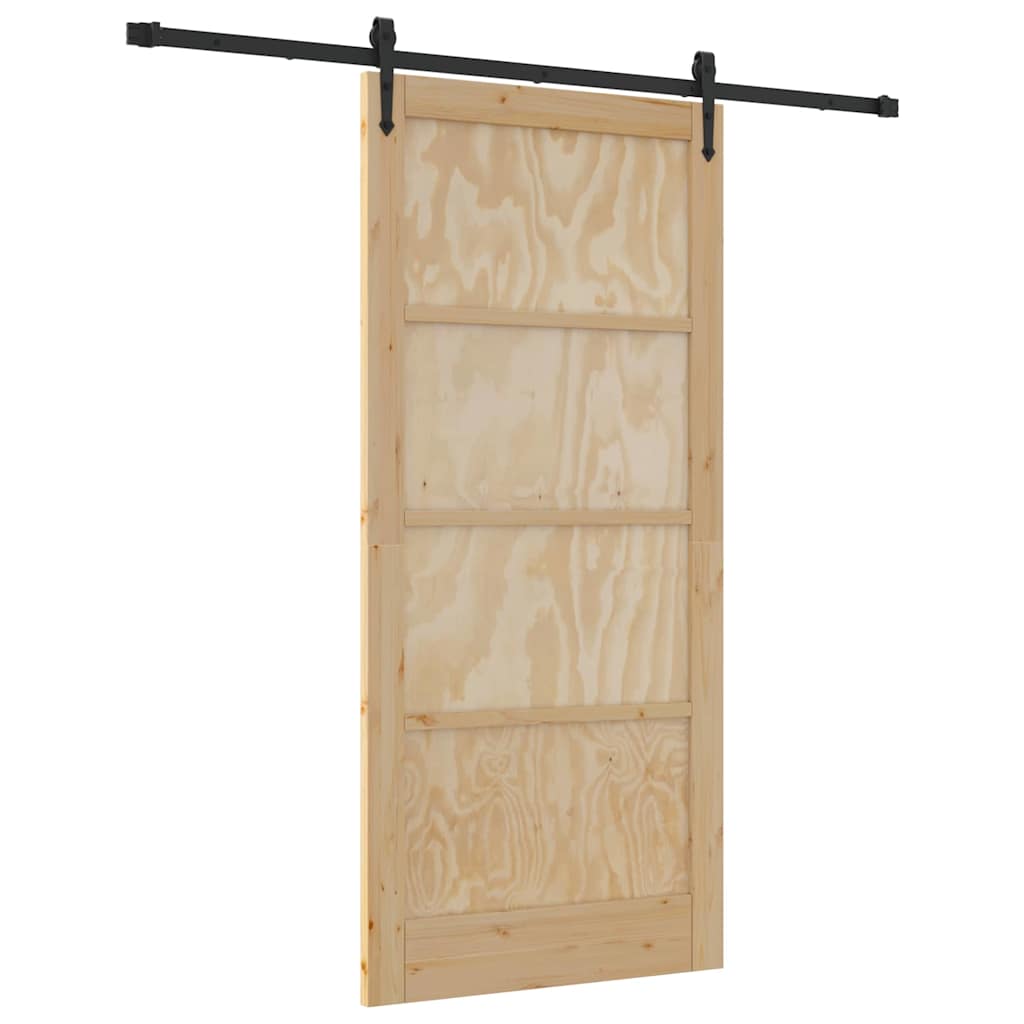 Sliding Door Other ORKDAL natural and black 36.6 x 79.5 in