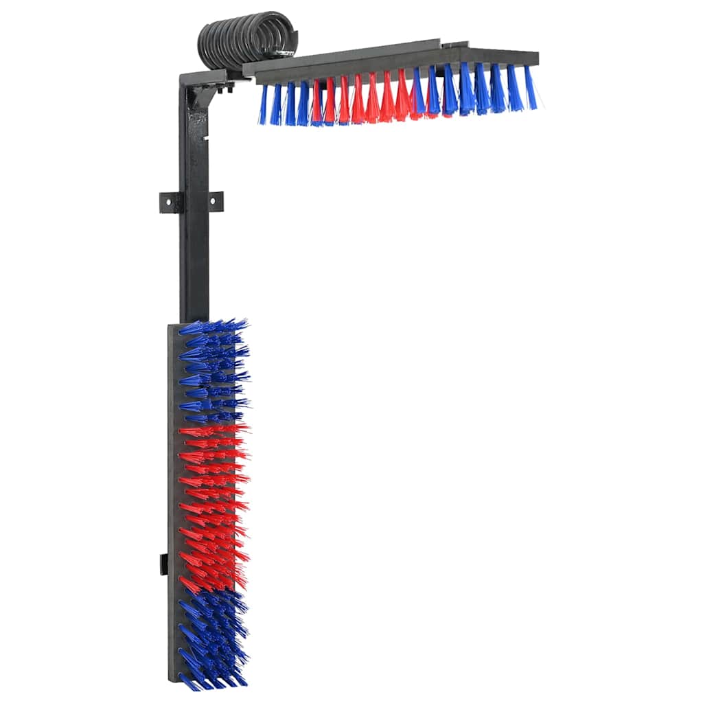 Cattle Brushes Red and Blue 84 x 10 x 91 cm Plastic and Steel