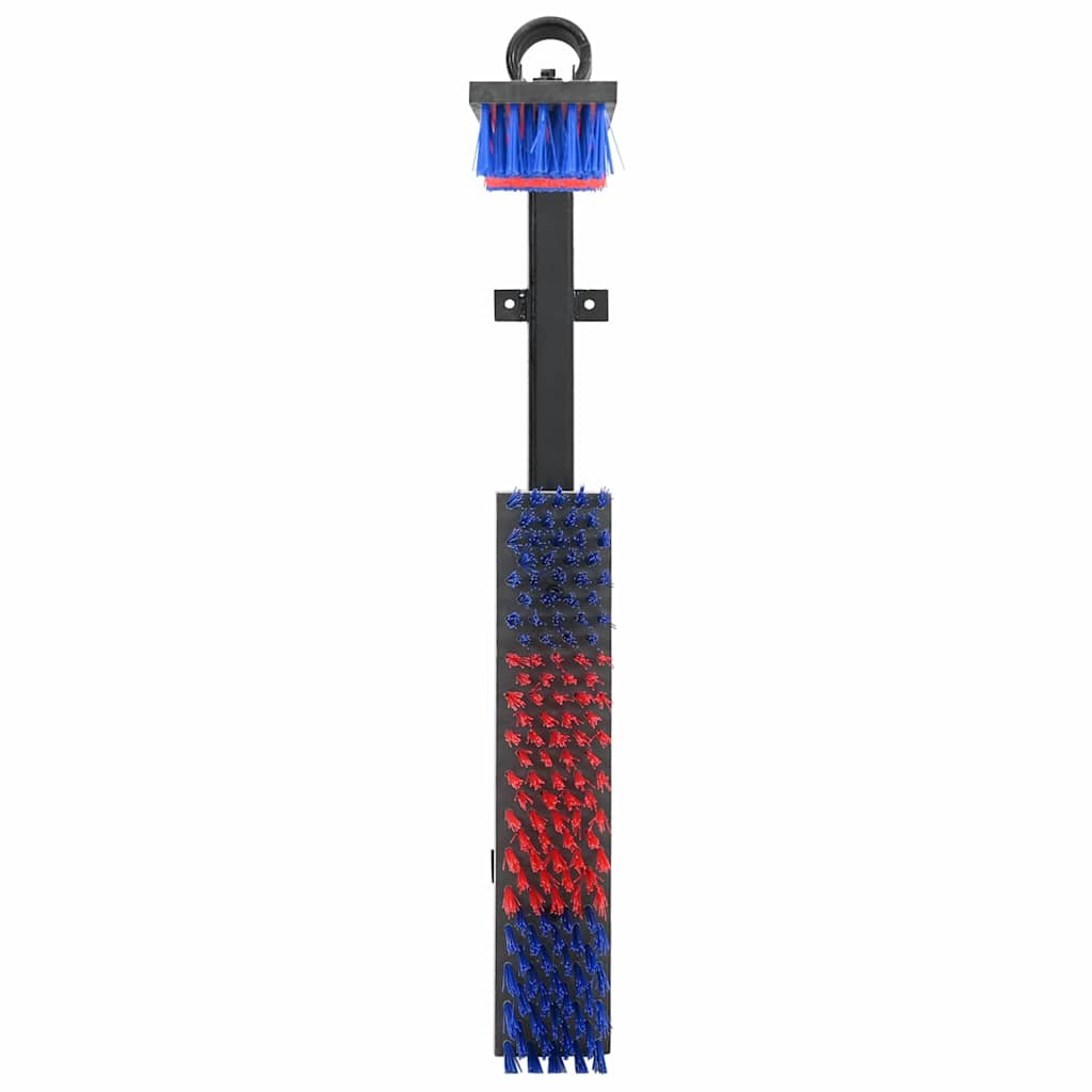 Cattle Brushes Red and Blue 84 x 10 x 91 cm Plastic and Steel