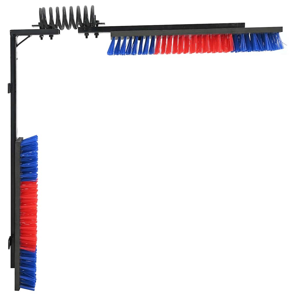 Cattle Brushes Red and Blue 84 x 10 x 91 cm Plastic and Steel