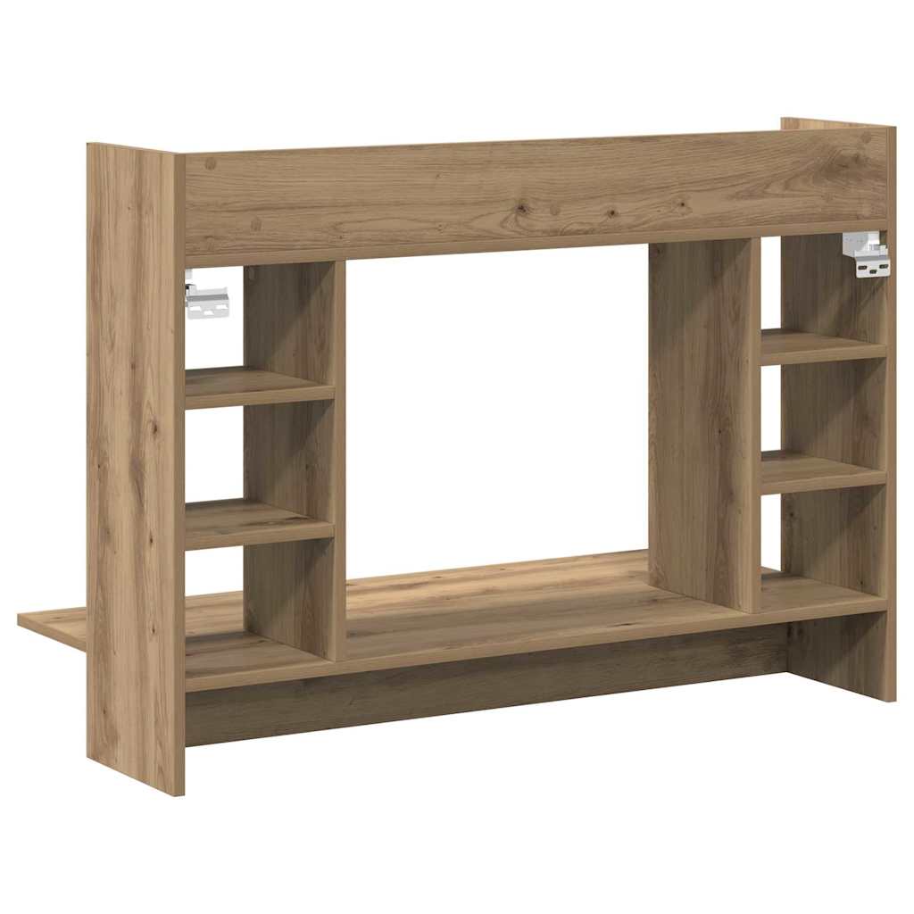 Wall-Mounted Desk artisan oak 105 x 48 x 75 cm Engineered wood