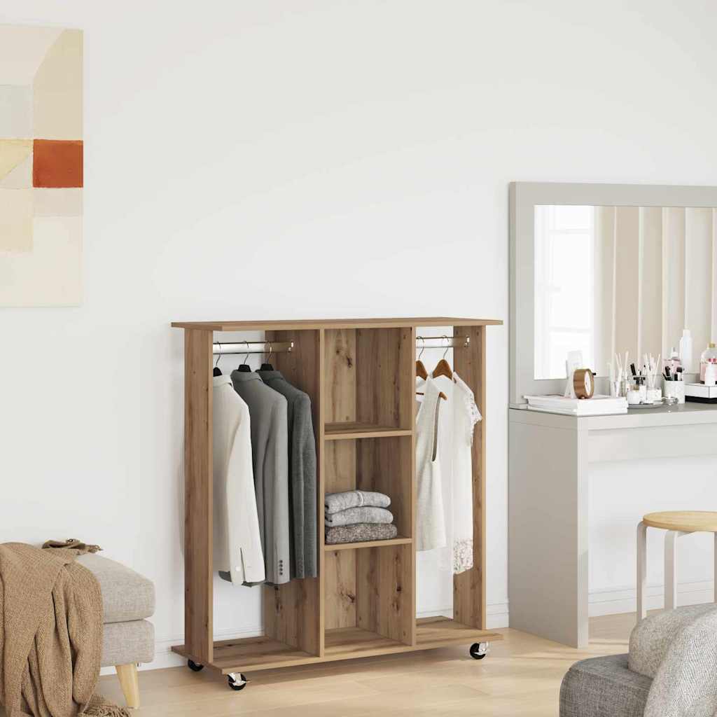Wardrobe artisan oak 102 x 38 x 110 cm Engineered wood