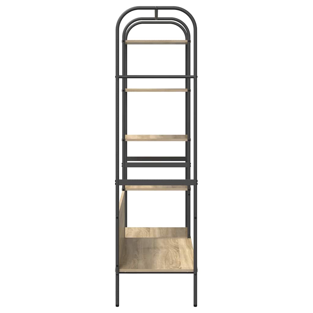Clothes Rack with Shelf Brown 120 x 44 x 160 cm Engineered wood