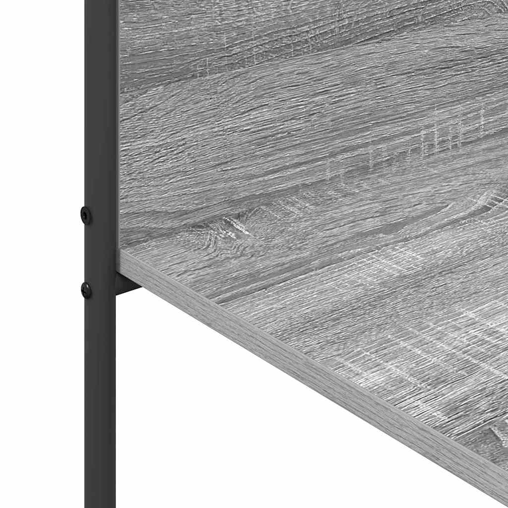 Clothes Rack with Shelf Gray 120 x 44 x 160 cm Engineered wood