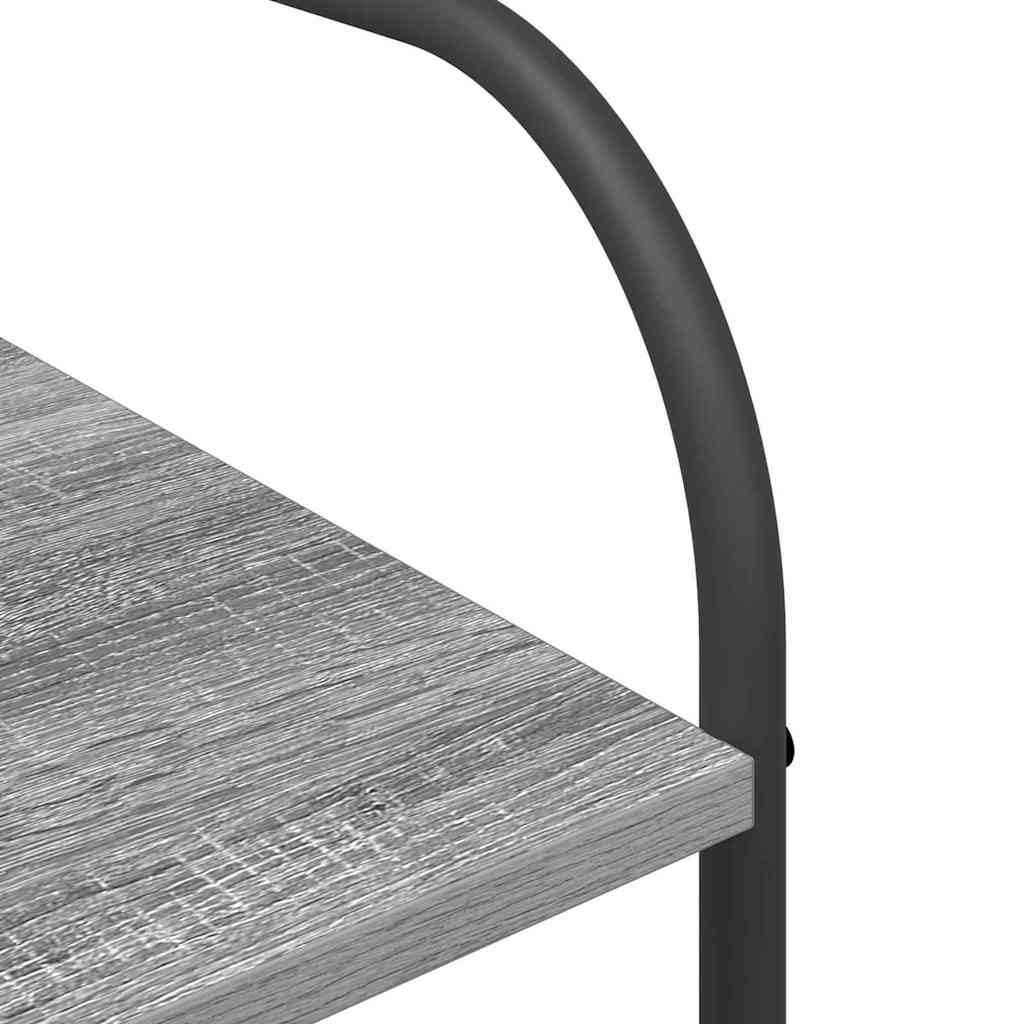 Clothes Rack with Shelf Gray 120 x 44 x 160 cm Engineered wood