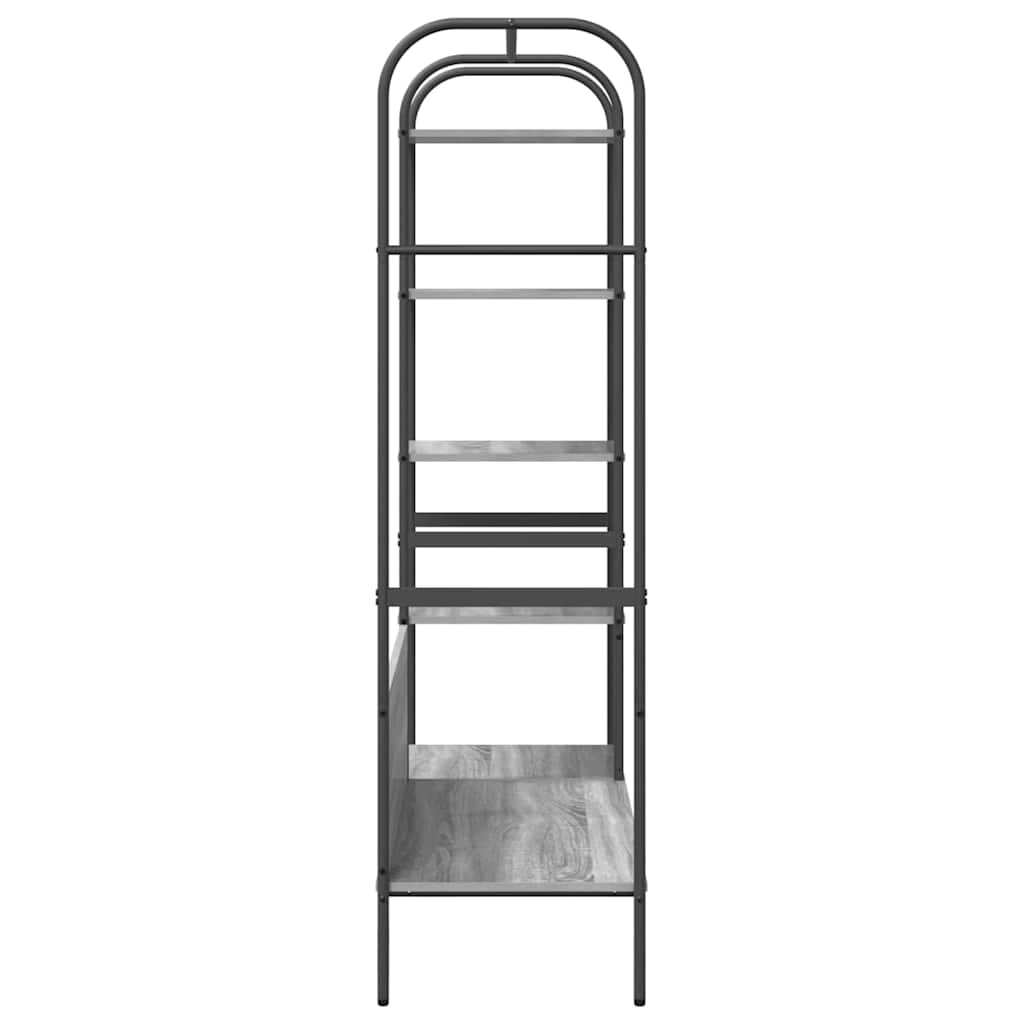 Clothes Rack with Shelf Gray 120 x 44 x 160 cm Engineered wood