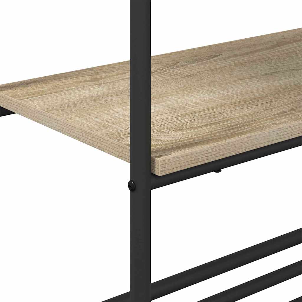 Clothes Rack with Shelves Other Sonoma oak 60 x 30 x 171 cm