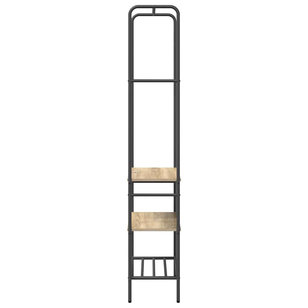 Clothes Rack with Shelves Other Sonoma oak 60 x 30 x 171 cm