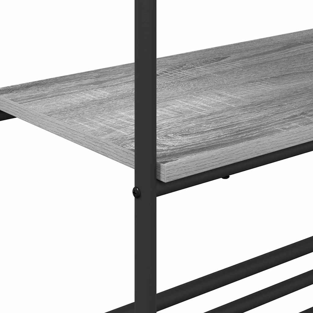 Clothes Rack with Shelves Other Grey sonoma 60 x 30 x 171 cm