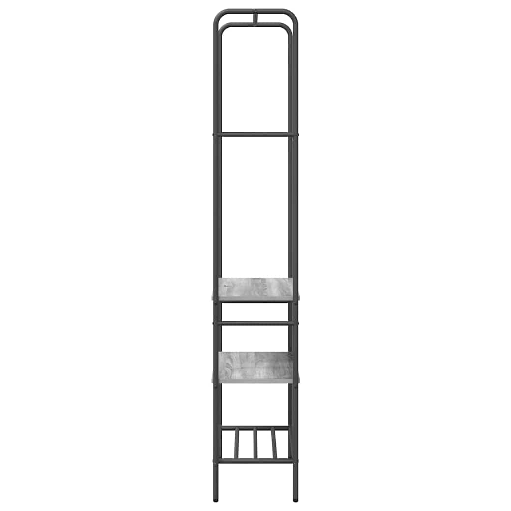 Clothes Rack with Shelves Other Grey sonoma 60 x 30 x 171 cm
