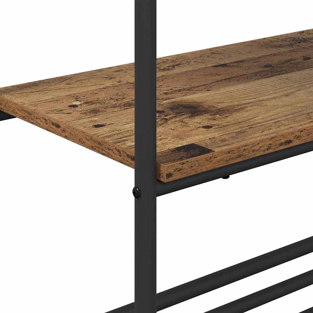 Clothes Rack with Shelves Other Old wood 60 x 30 x 171 cm