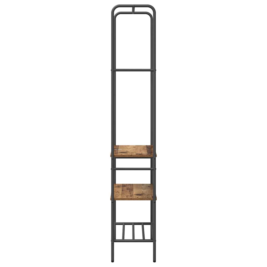 Clothes Rack with Shelves Other Old wood 60 x 30 x 171 cm