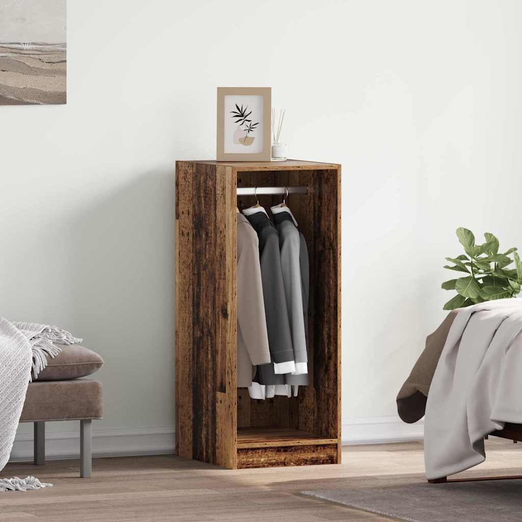 Wardrobe with Shelf Old wood 41 x 48 x 102 cm Engineered wood