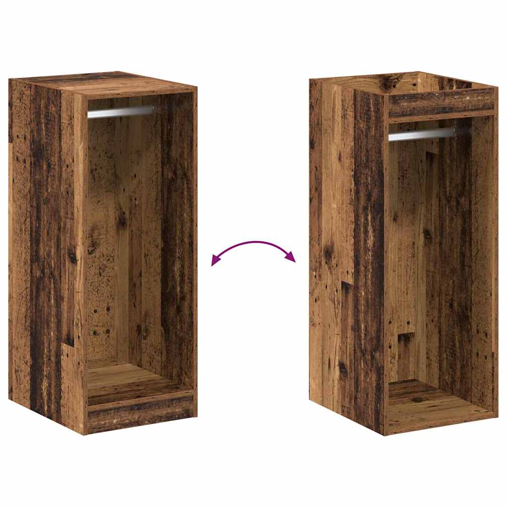Wardrobe with Shelf Old wood 41 x 48 x 102 cm Engineered wood