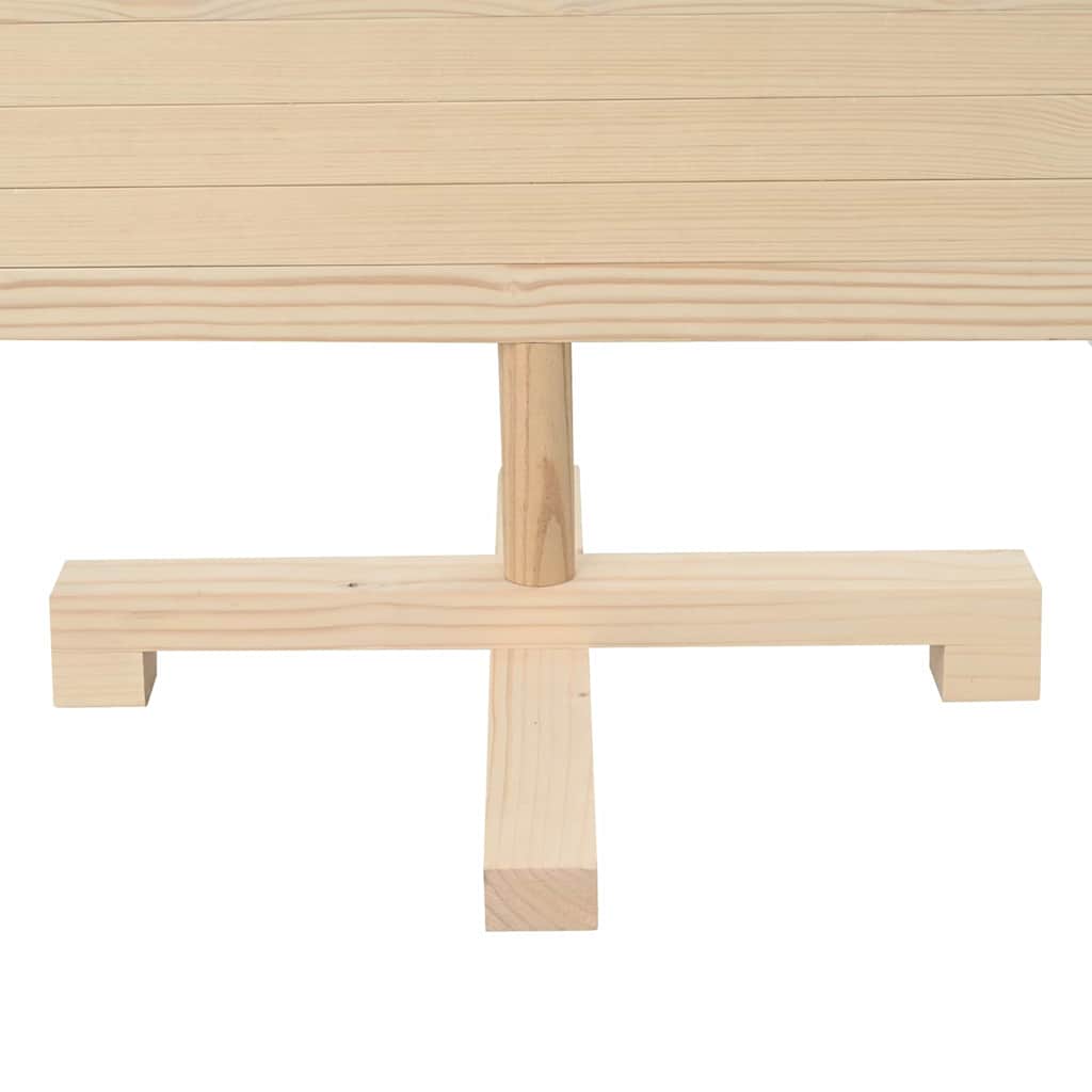 Christmas Trees with Stand Natural 47.2" Solid pine wood