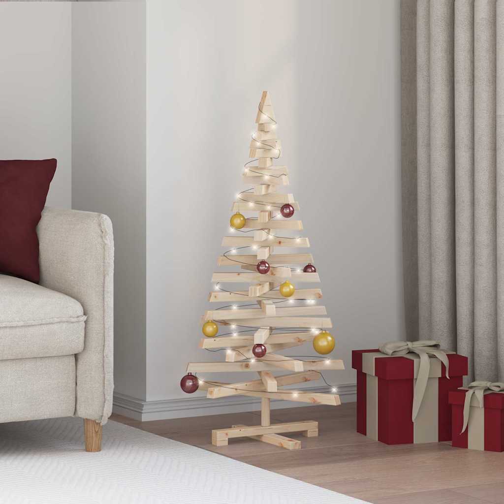 Christmas Trees with Stand Natural 47.2" Solid pine wood