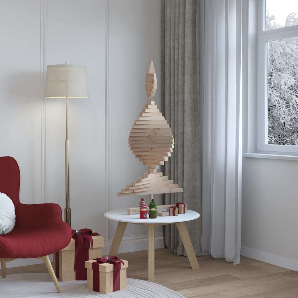 Christmas Trees with Stand Natural 47.2" Solid pine wood
