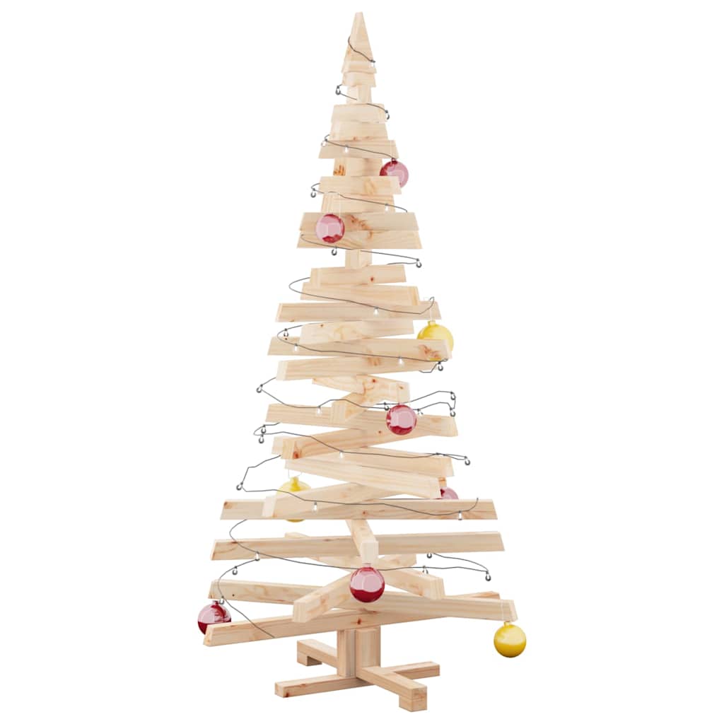 Christmas Trees with Stand Natural 59.1" Solid pine wood