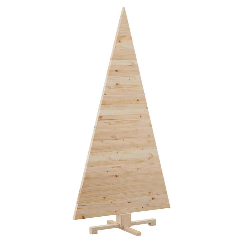 Christmas Trees with Stand Natural 70.9" Solid pine wood