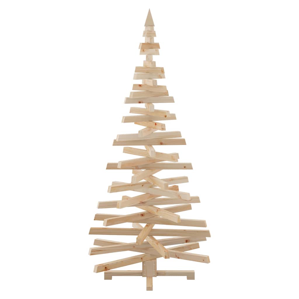 Christmas Trees with Stand Natural 70.9" Solid pine wood