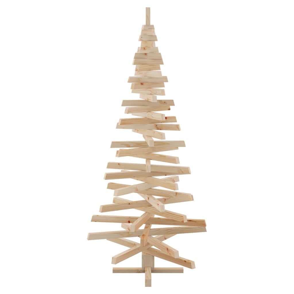 Christmas Trees with Stand Natural 70.9" Solid pine wood