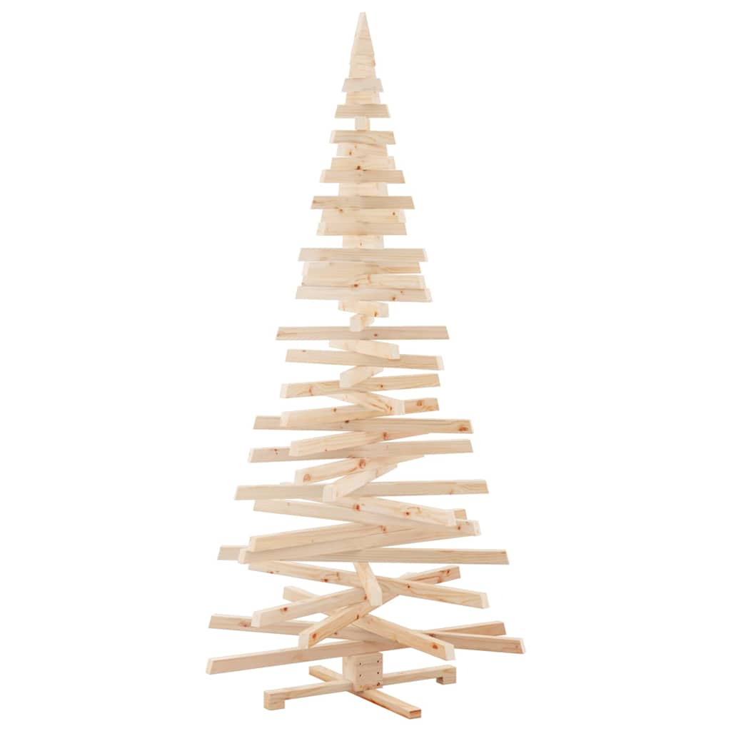 Christmas Trees with Stand Natural 82.7" Solid pine wood