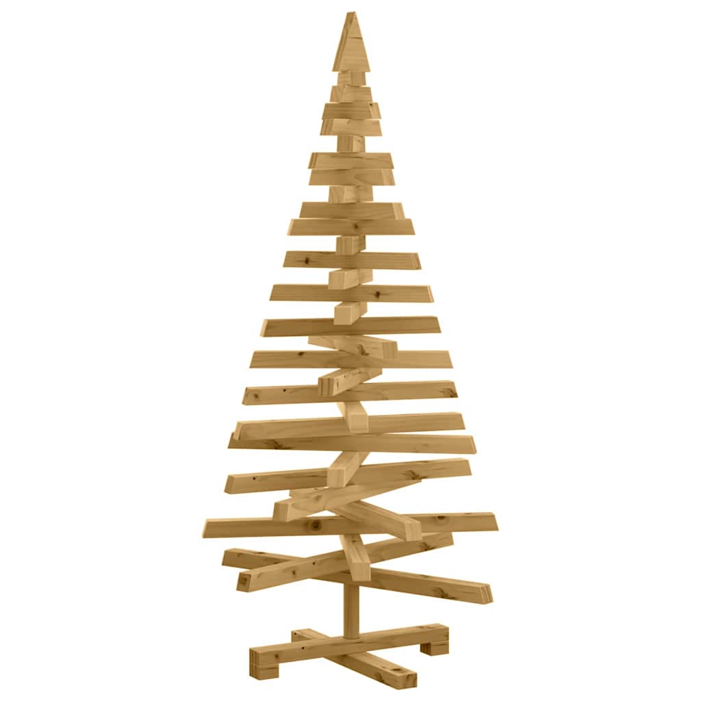 Christmas Trees with Stand Brown 47.2" Solid pine wood