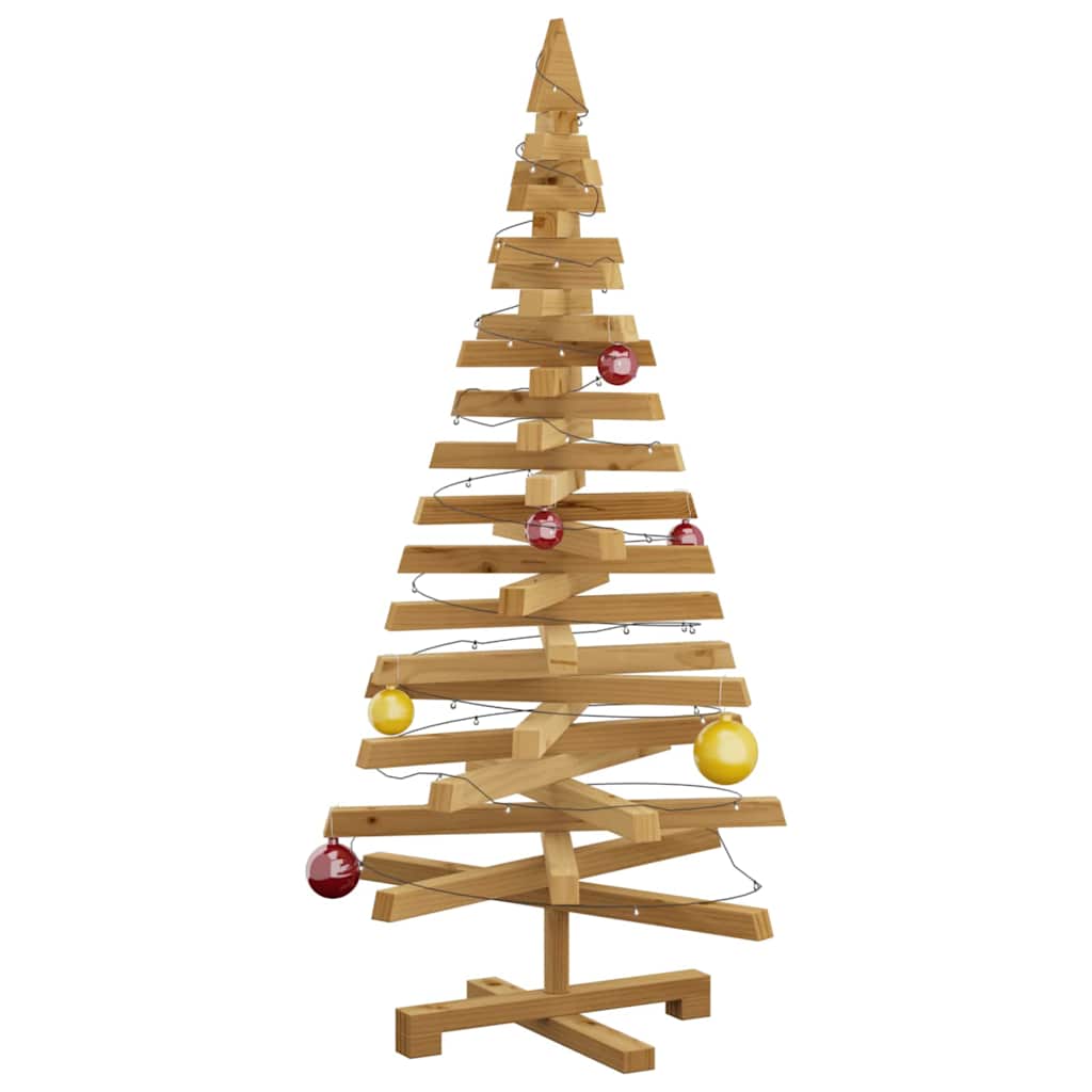 Christmas Trees with Stand Brown 47.2" Solid pine wood