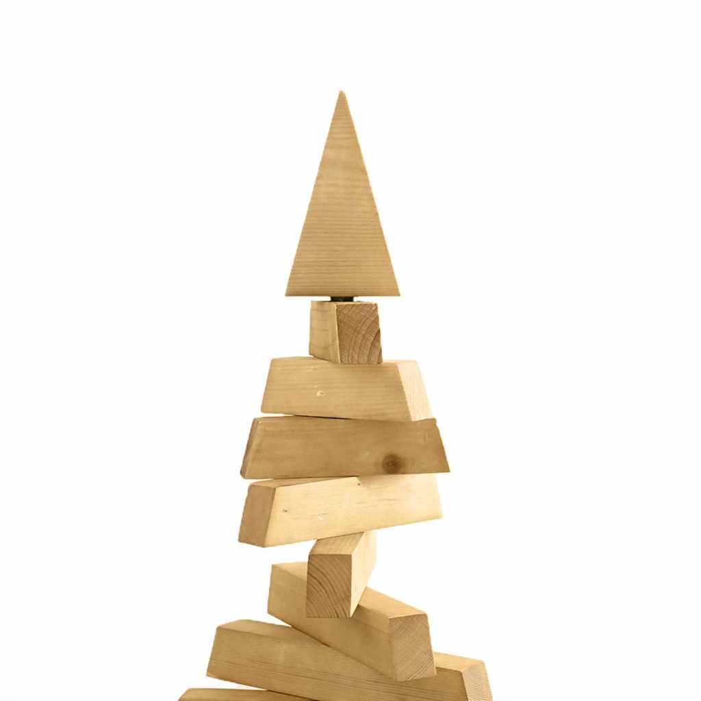 Christmas Trees with Stand Brown 82.7" Solid pine wood