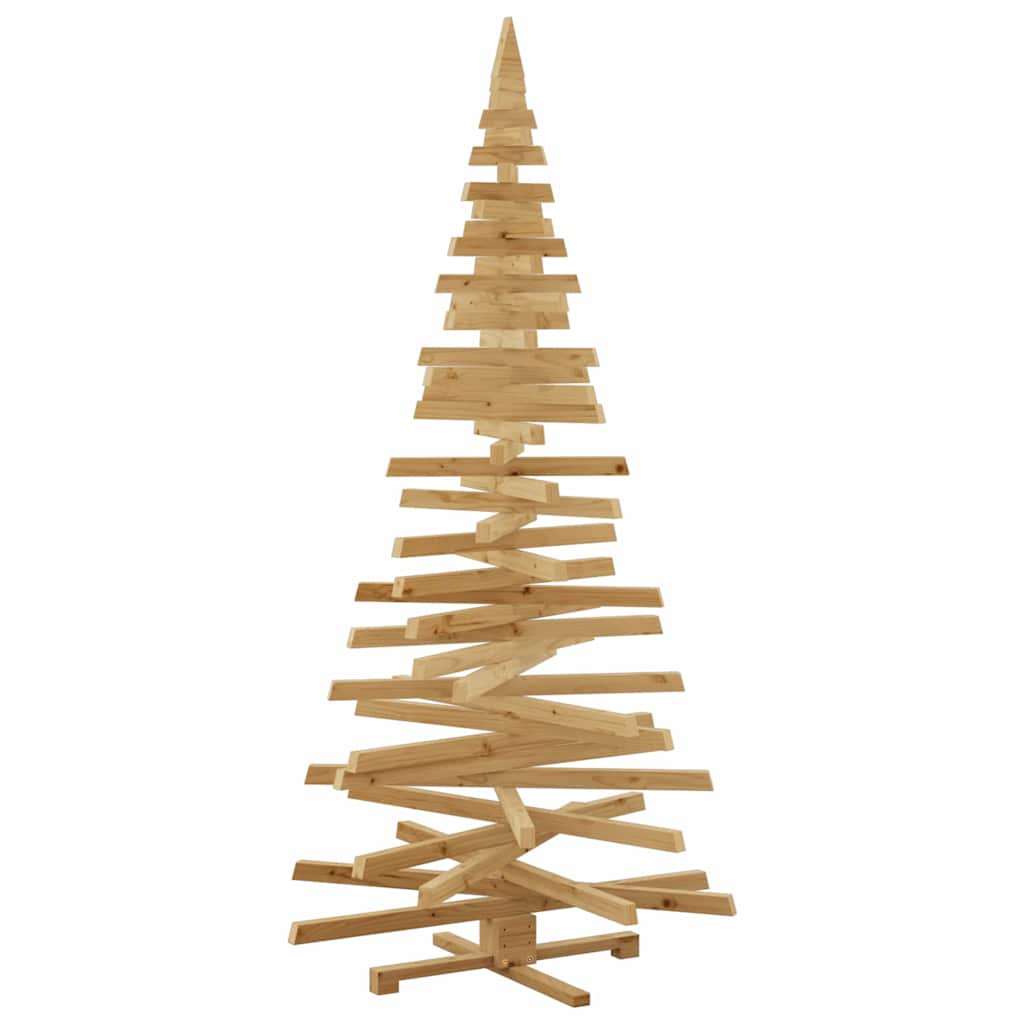 Christmas Trees with Stand Brown 82.7" Solid pine wood