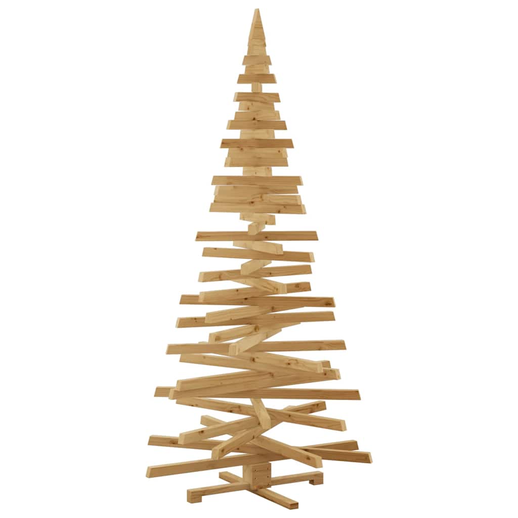 Christmas Trees with Stand Brown 82.7" Solid pine wood