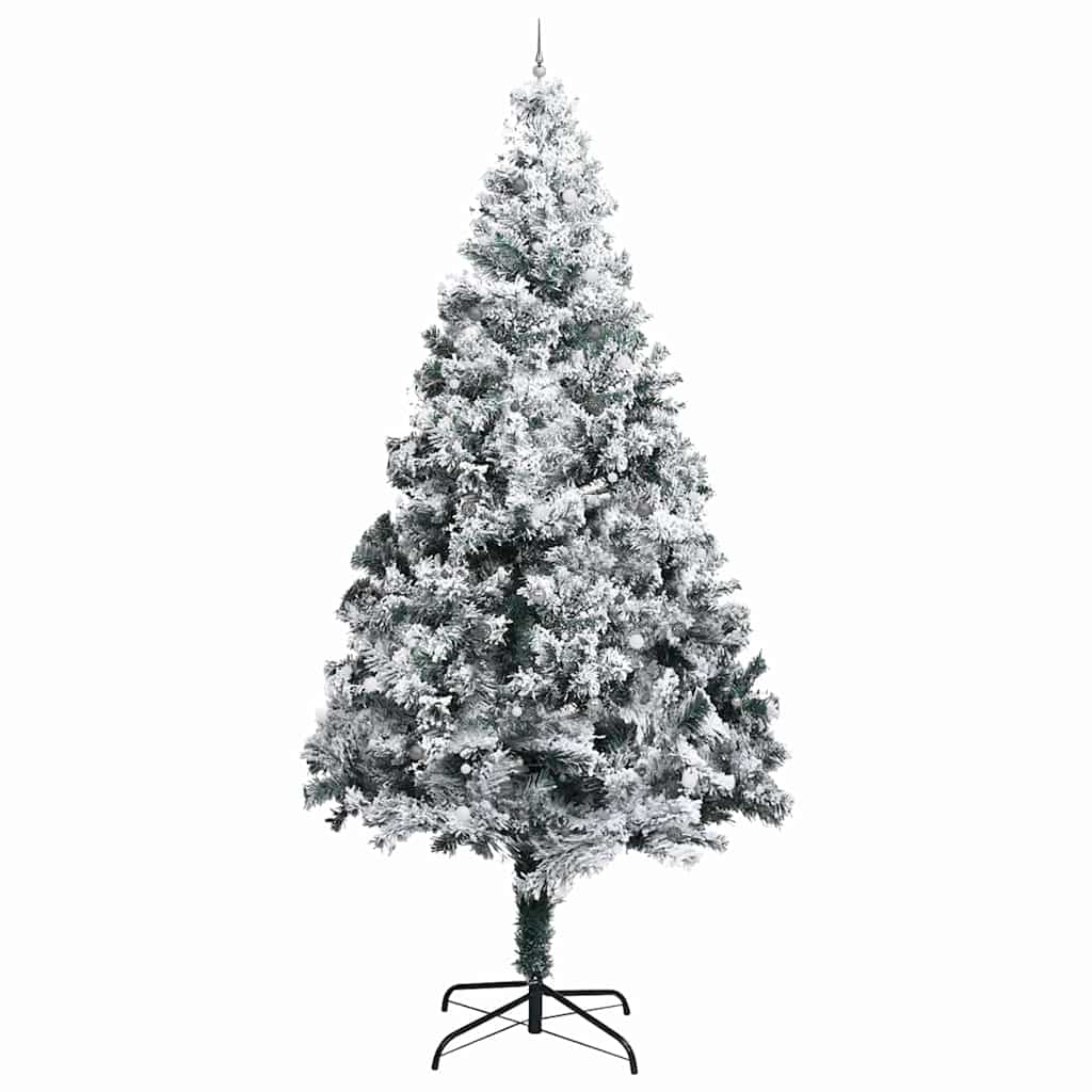 Artificial Pre-lit Christmas Tree with Ball Set Green 157.5