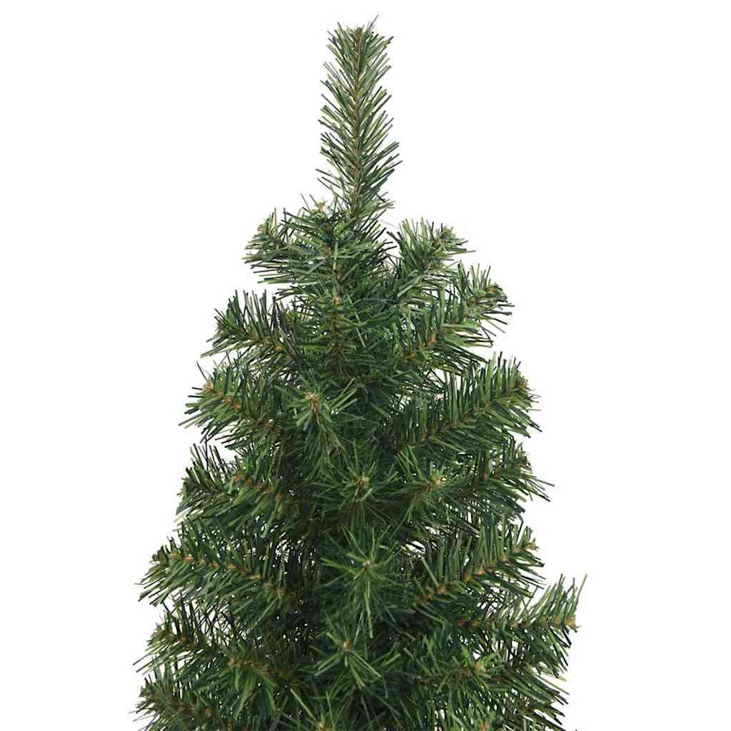 Artificial Christmas Tree Green 70.9" PVC and Steel and Plastic