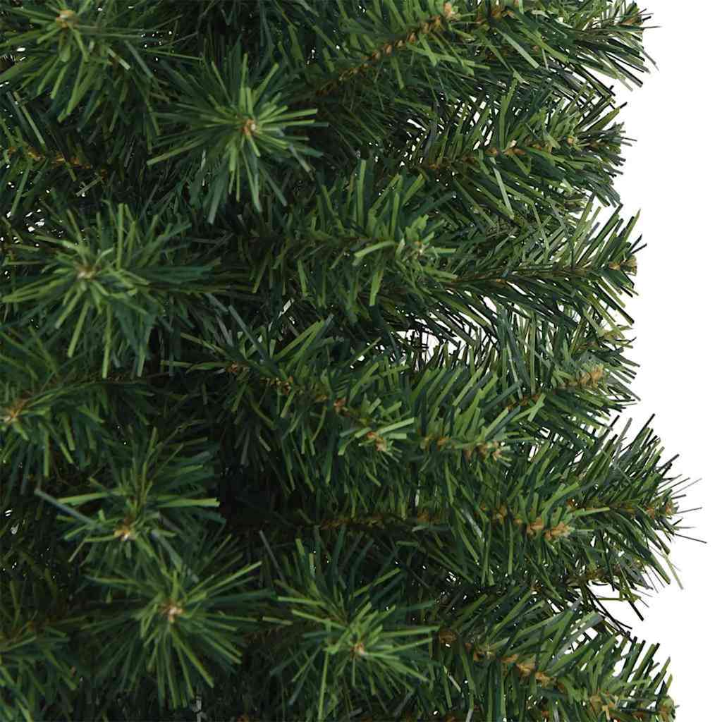 Artificial Christmas Tree Green 70.9" PVC and Steel and Plastic