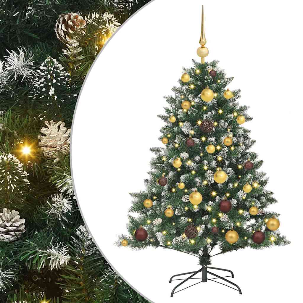 Artificial Christmas Tree with 150 LEDs Green 85 x 85 x 120 cm