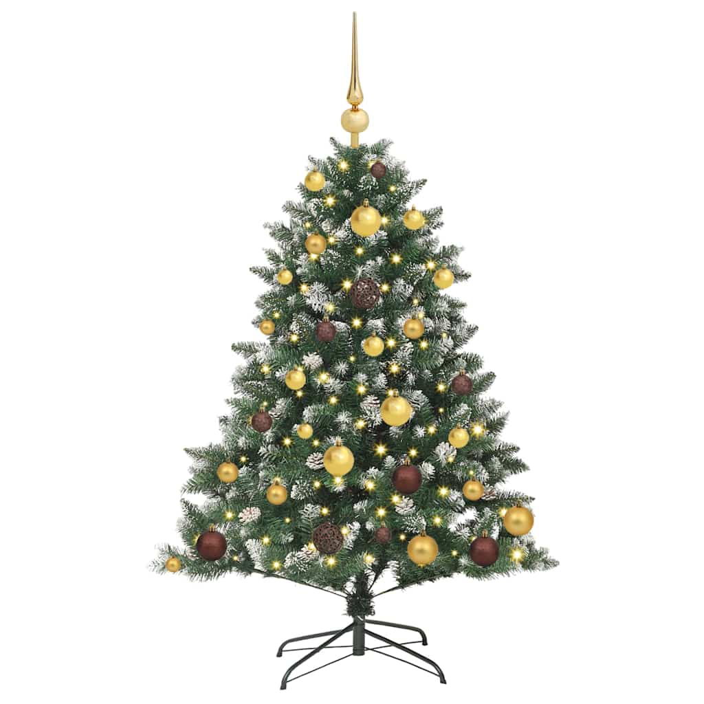 Artificial Christmas Tree with 150 LEDs Green 85 x 85 x 120 cm