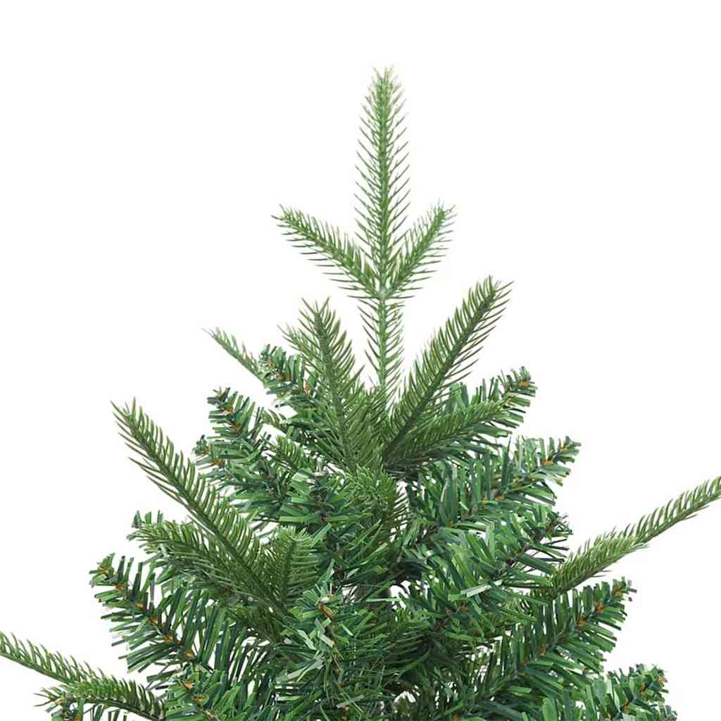 Artificial Pre-lit Christmas Tree Green 70.9" PVC and PE