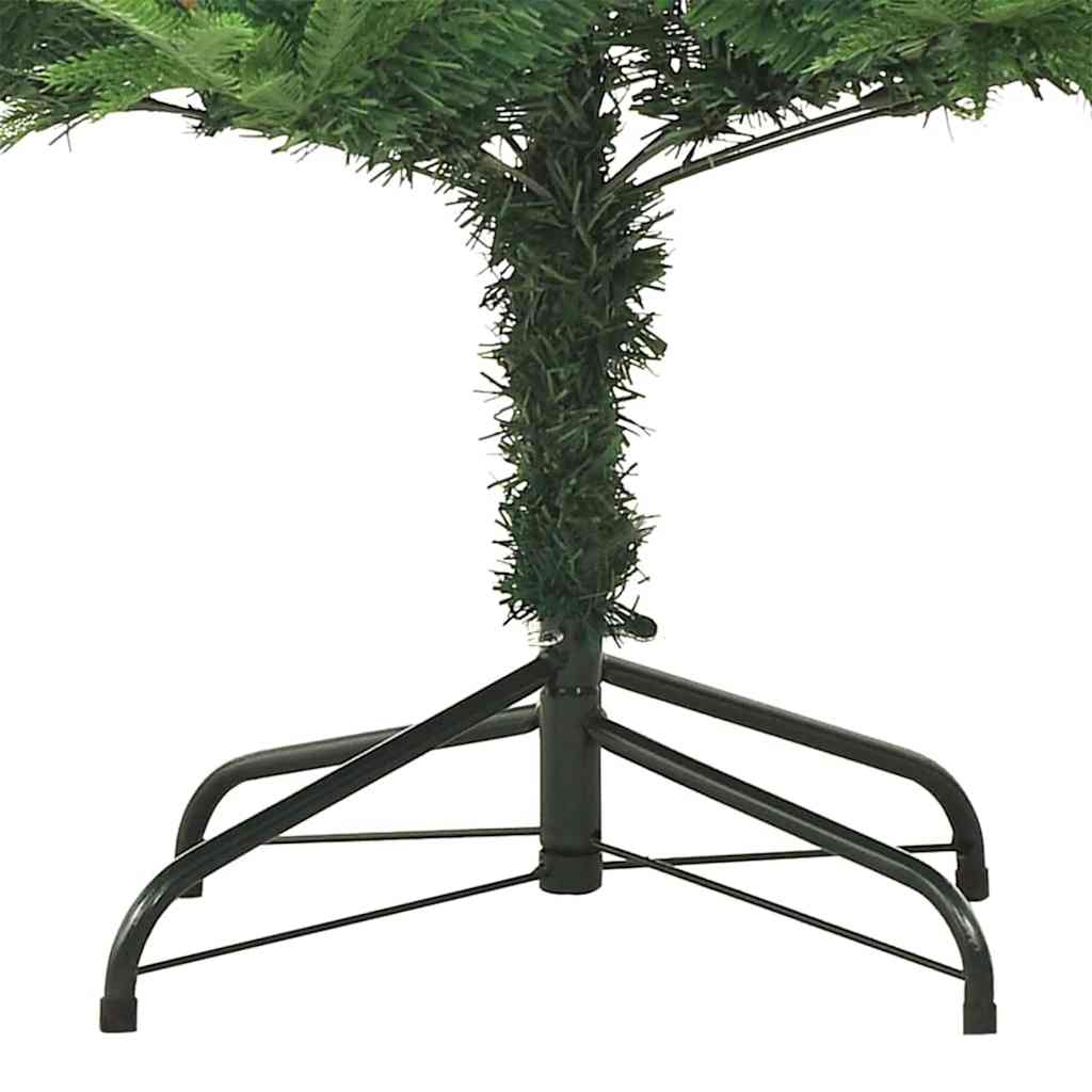 Artificial Pre-lit Christmas Tree Green 70.9" PVC and PE