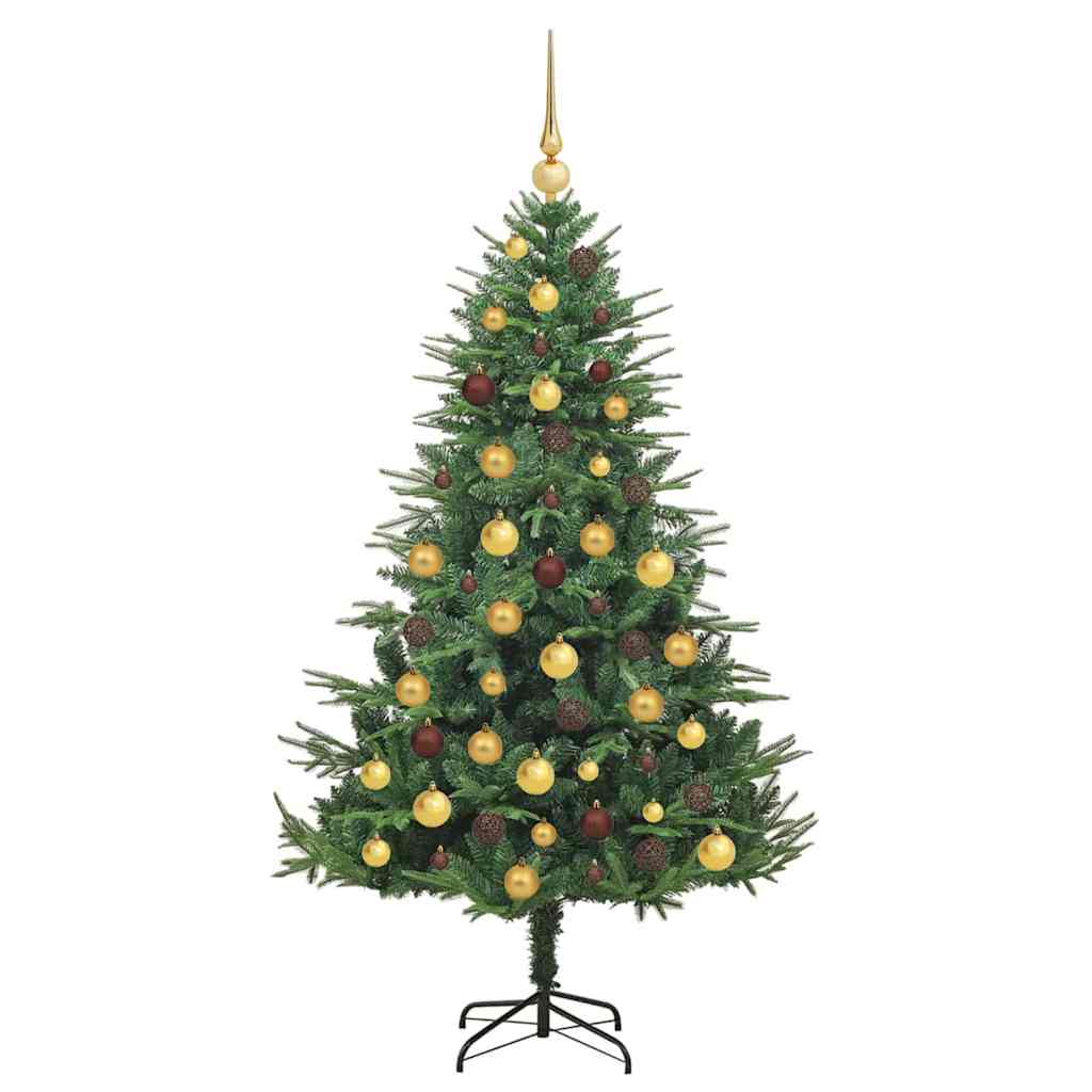 Artificial Pre-lit Christmas Tree with Ball Set Green 70.9