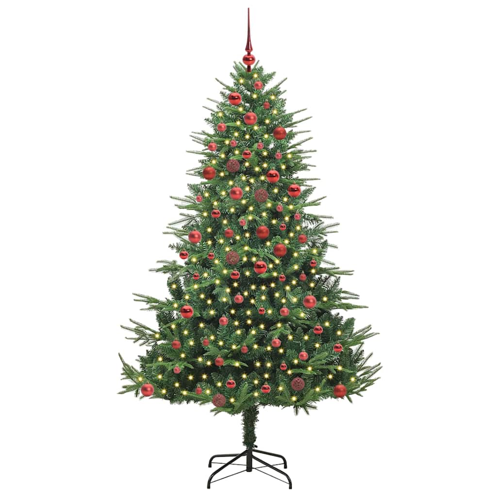 Artificial Pre-lit Christmas Tree with Ball Set Green 70.9