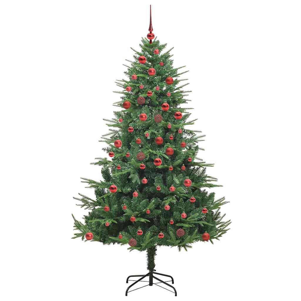 Artificial Pre-lit Christmas Tree with Ball Set Green 70.9