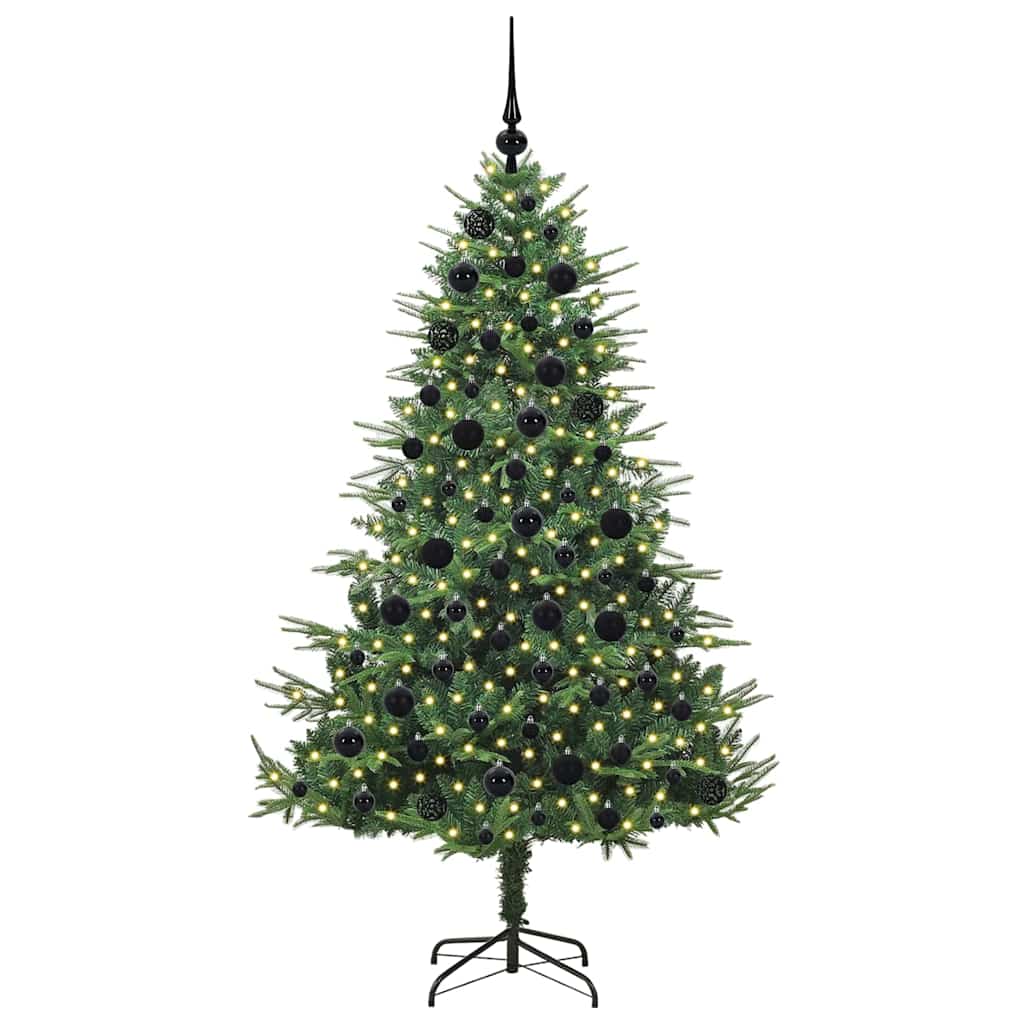 Artificial Pre-lit Christmas Tree with Ball Set Green 70.9