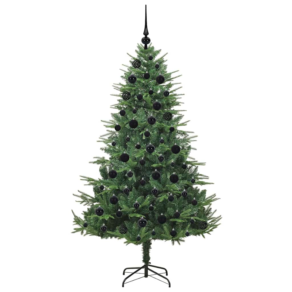 Artificial Pre-lit Christmas Tree with Ball Set Green 70.9